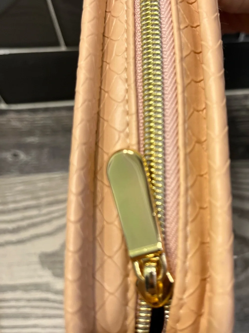 Marcy McKenna Blush Textured Zip Travel Organizer - Unknown Brand